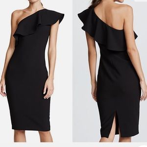 NWT Likely Black Wilshire Dress One Shoulder